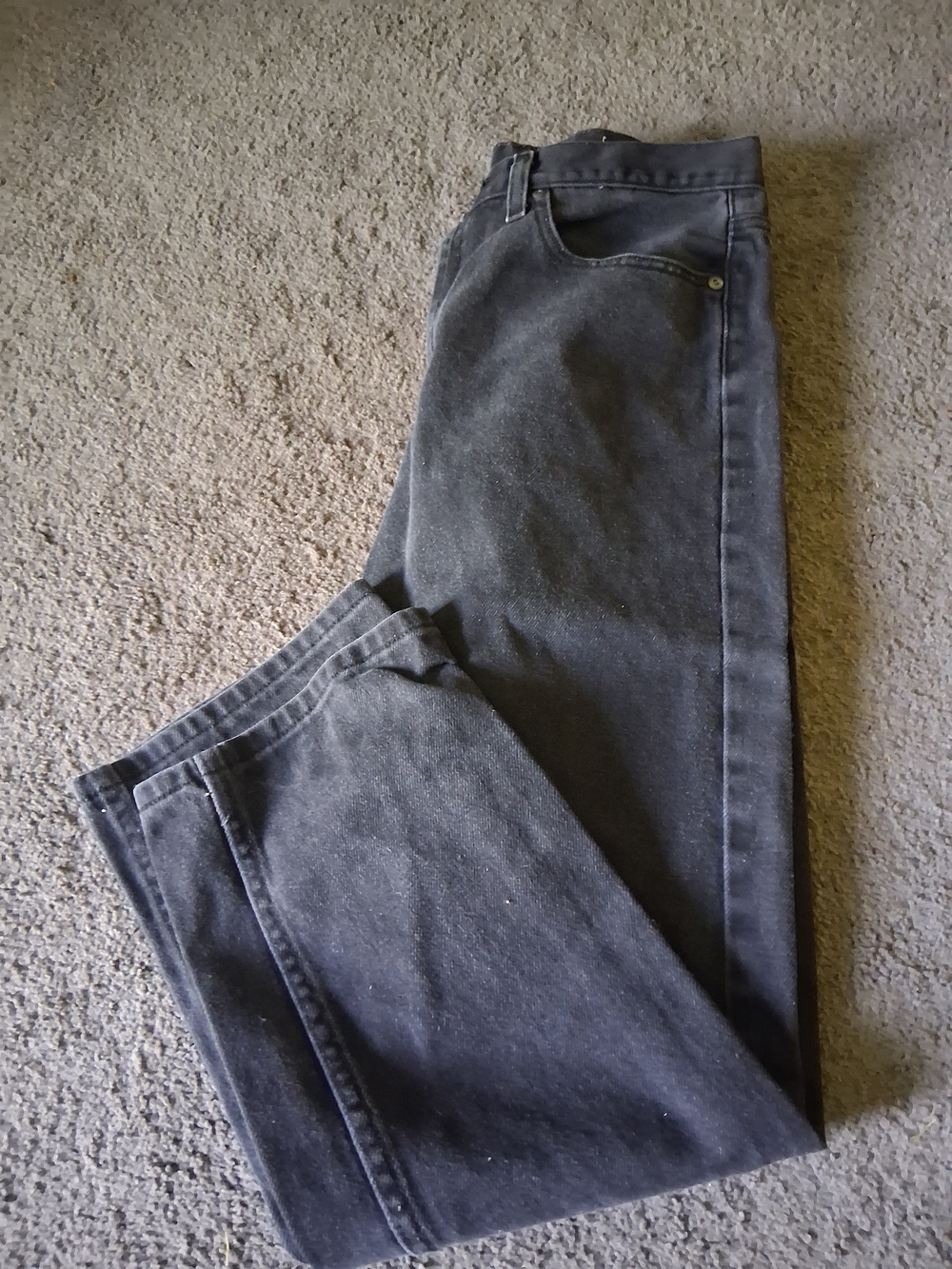 George Straight Fit Black Men's Jeans Size 32×30